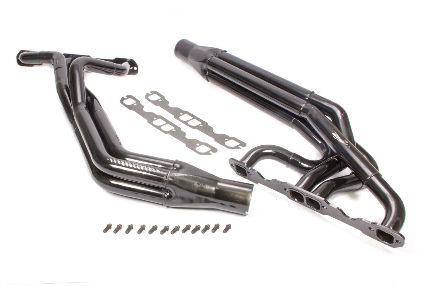 Schoenfeld Headers 181-406LV3GCM-3 Dirt Late Model Headers Crate Motor 3 Step Schoenfeld Headers 181-406LV3GCM-3