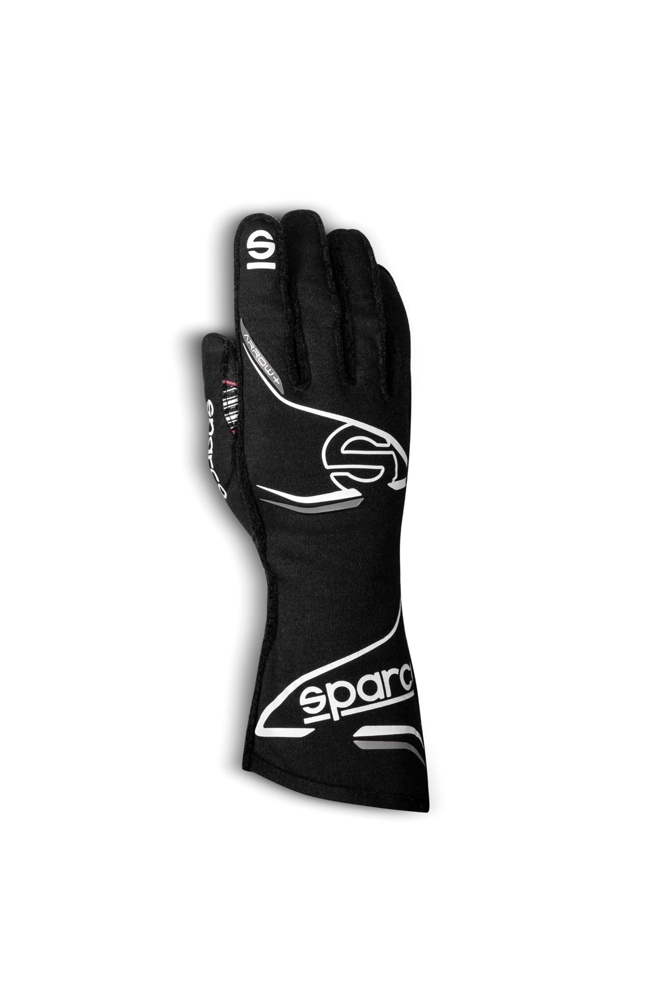 Sparco Motor Sports 00131910NRBI Glove Arrow+ Medium Black / White Sparco Motor Sports 00131910NRBI