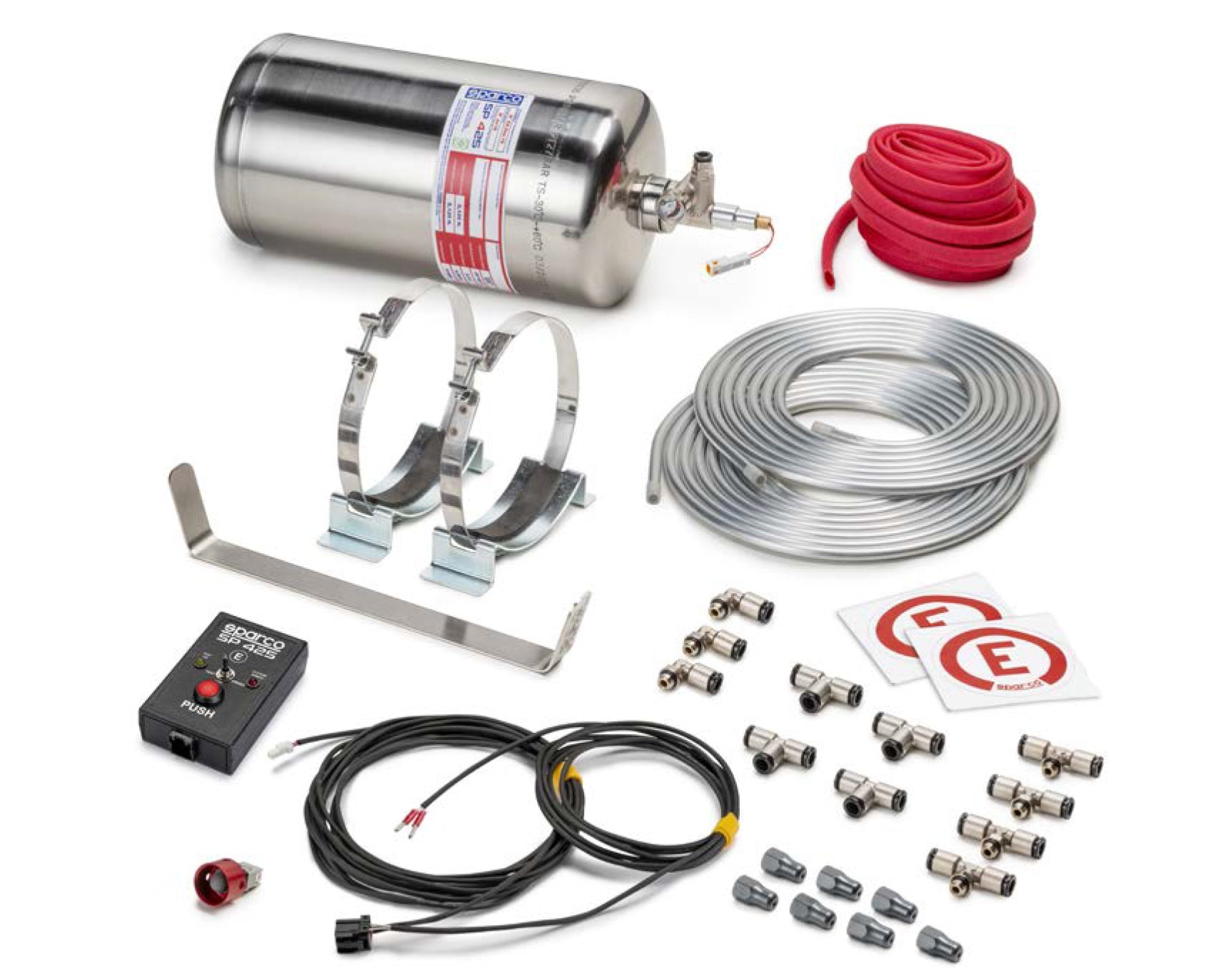 Sparco Motor Sports 014772EXL Extinguisher System 4.25 Electric FIA2000 Sparco Motor Sports 014772EXL