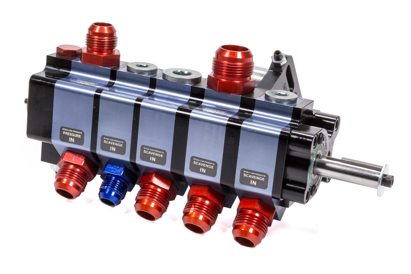 Stock Car Products BT-205A 5 Stage Dry Sump Pump Bert/Brinn Mount Rear Dr Stock Car Products BT-205A