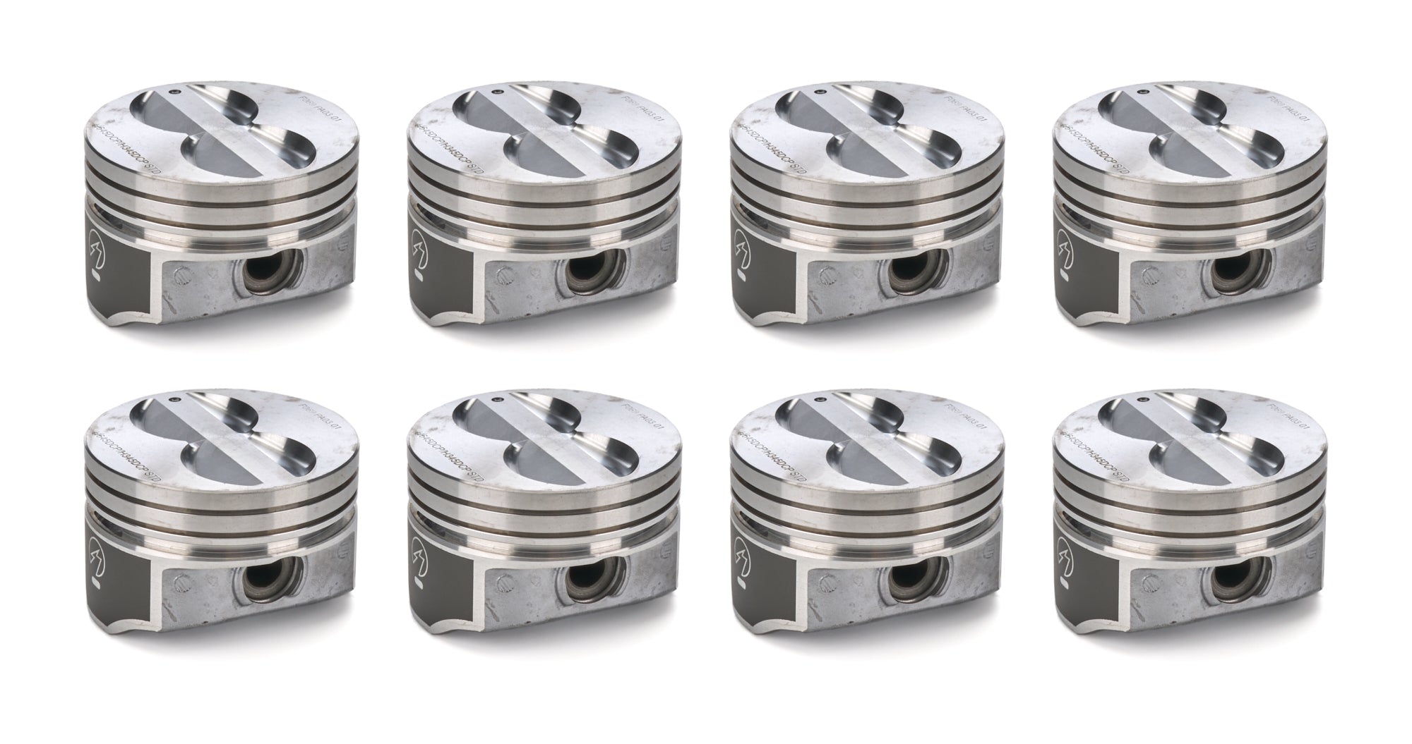 Speed Pro H345DCP SBC Cast Piston Set Speed Pro H345DCP