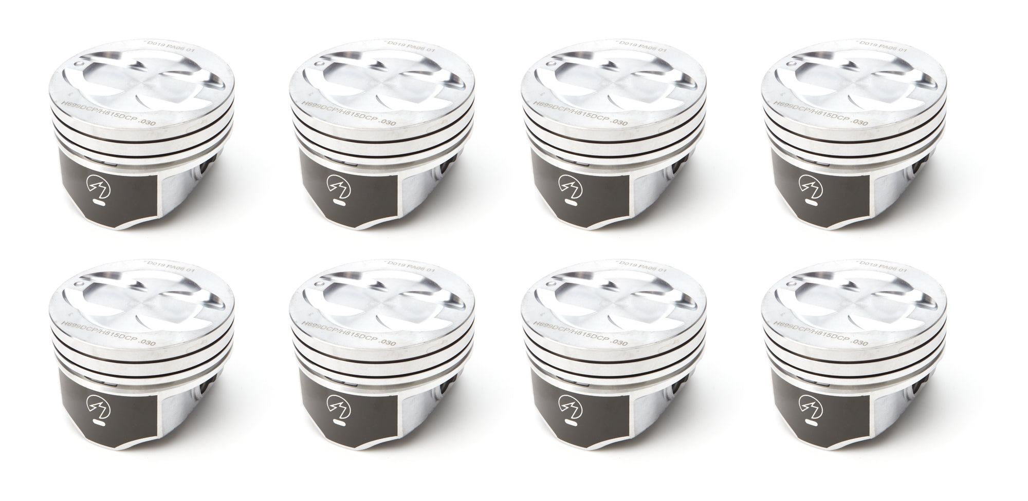 Speed Pro H815DCP30 SBC FT Piston Set 4.030 Bore Speed Pro H815DCP30
