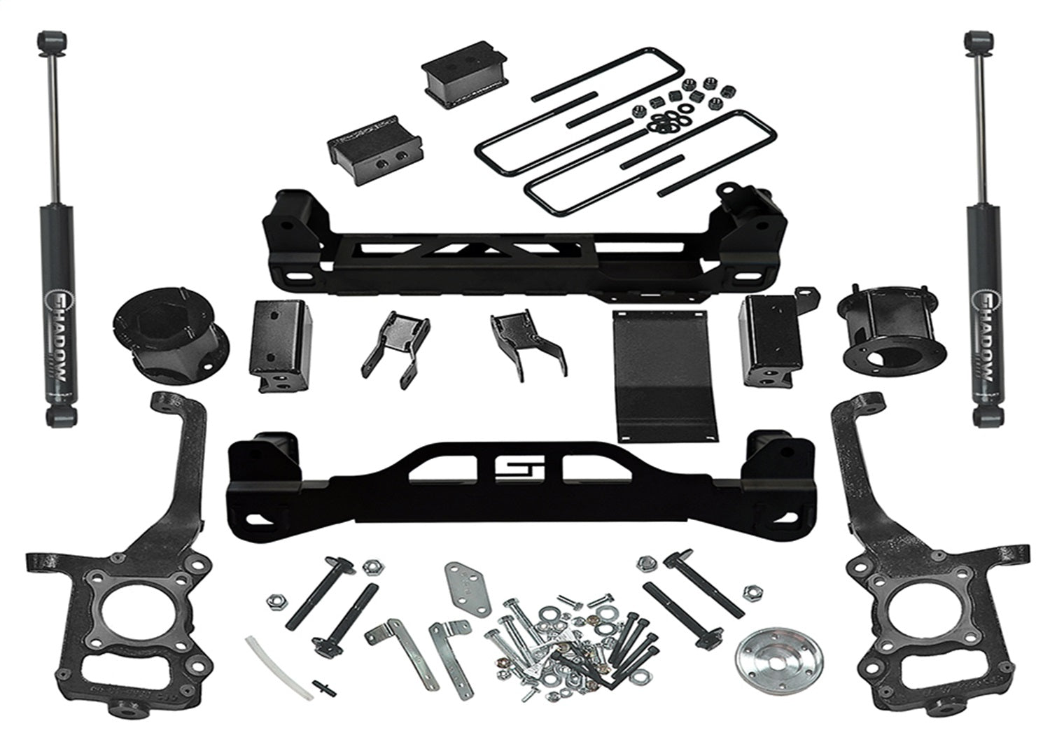 Superlift K126 4.5 inch Lift Kit-2015-2020 Ford F-150 4WD-with Superlift Rear Shocks Superlift K126