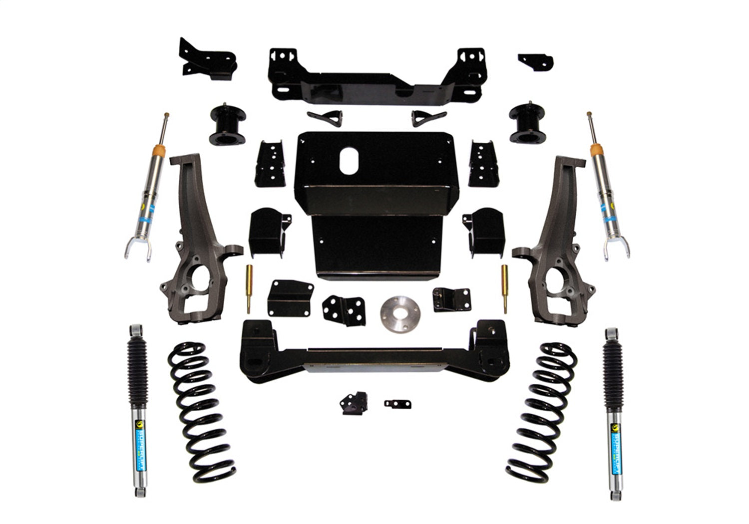 Superlift K1019B 4in. Lift Kit-12-18 (19-21 Clc) Ram 1500 4WD-w/Bilstein Frt Struts/Rr Shocks Superlift K1019B