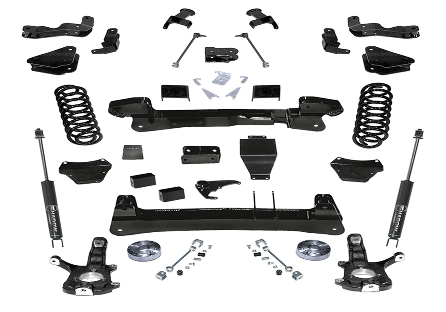 Superlift K123 6in. Lift Kit-1500 Suburban/Tahoe/Yukon 4WD-Knuckle Kit w/SL Shocks Superlift K123