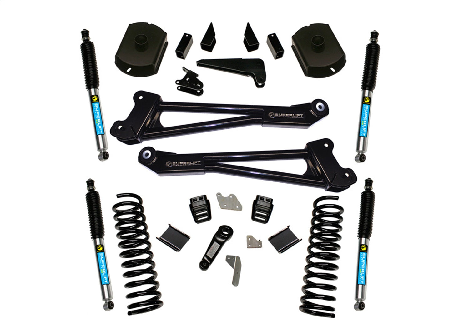 Superlift K125B 4in. Lift Kit-14-18 Ram 2500 4WD-Diesel-Replacement Radius Arms w/Bilstein Shock Superlift K125B