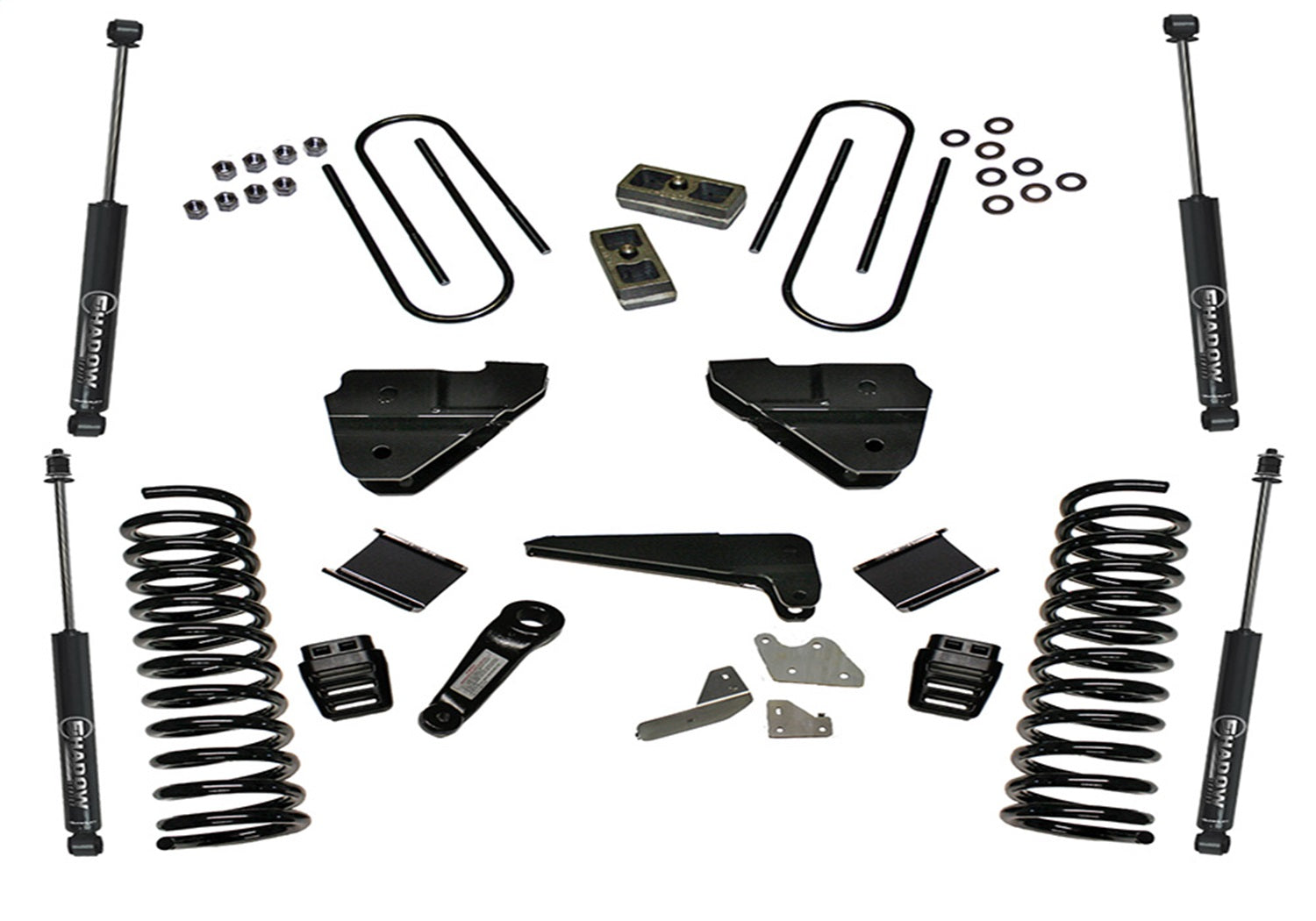 Superlift K146 4 inch Lift Kit-2013-2018 Dodge Ram 3500 4WD-Diesel Engine-with Superlift Shocks Superlift K146