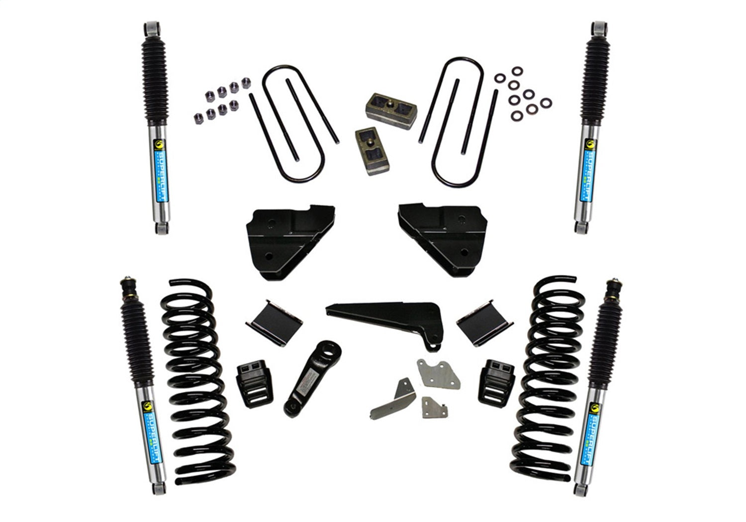 Superlift K146B 4 inch Lift Kit-2013-2018 Dodge Ram 3500 4WD-Diesel Engine-with Bilstein Shocks Superlift K146B
