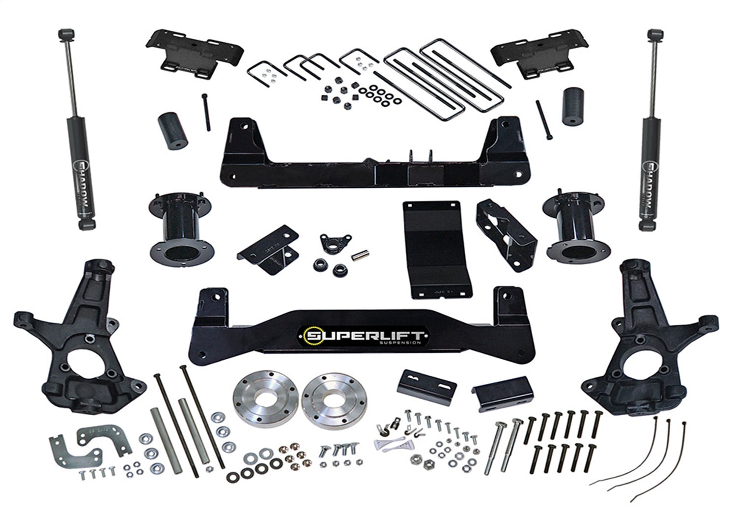 Superlift K161 6.5in. Lift Kit-14-18 (19 Old Body) GM 1500 4WD w OE Al or SS Ctrl Arms w SL RrS Superlift K161