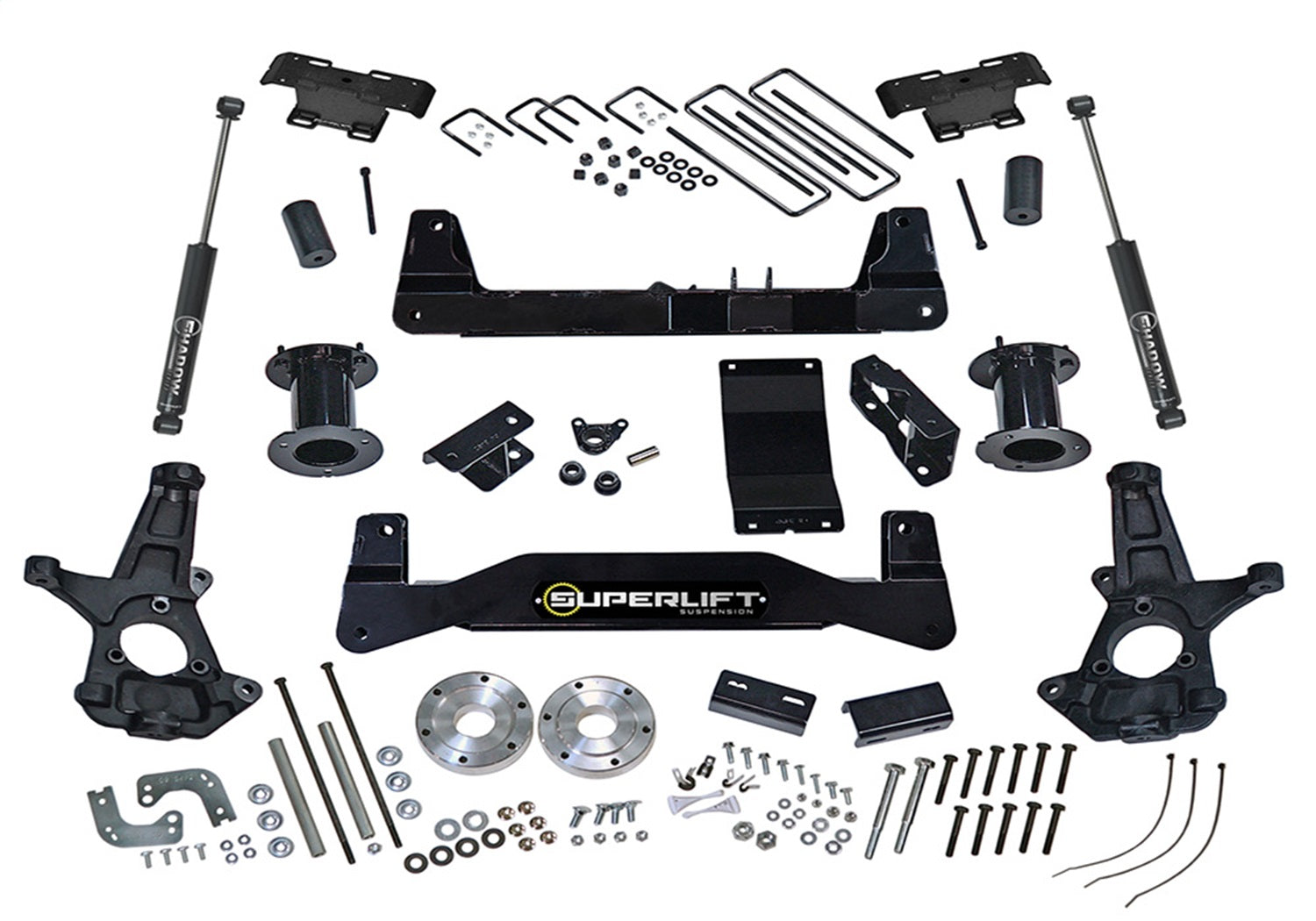 Superlift K162 6.5in. Lift Kit-07-13 Silverado/Sierra 1500 4WD-w/SL Rear Shocks Superlift K162