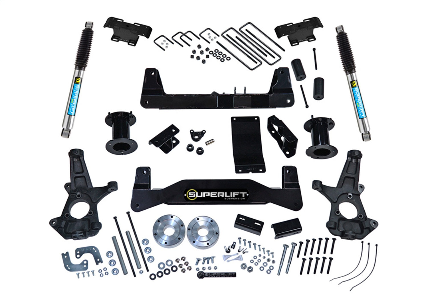 Superlift K162B 6.5in. Lift Kit-07-13 Silverado/Sierra 1500 4WD-w/Bilstein Rear Shocks Superlift K162B