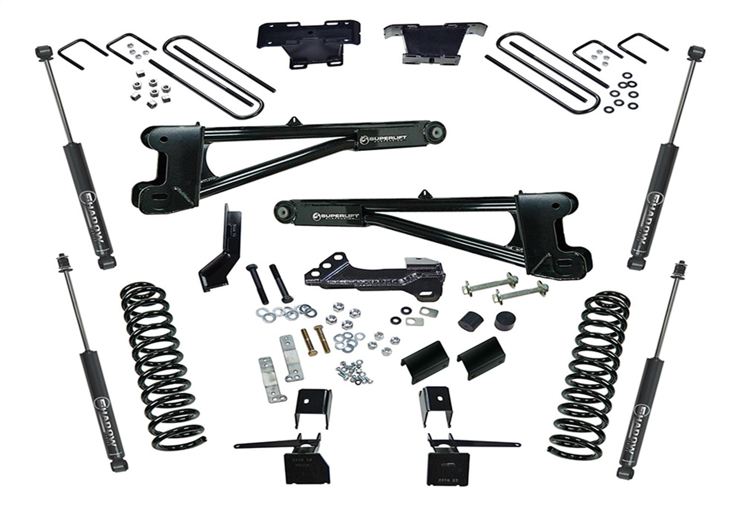 Superlift K165 4in. Radius Arm Lift Kit-17-22 F-250/F-350 4WD-Diesel-w/SL Shocks Superlift K165
