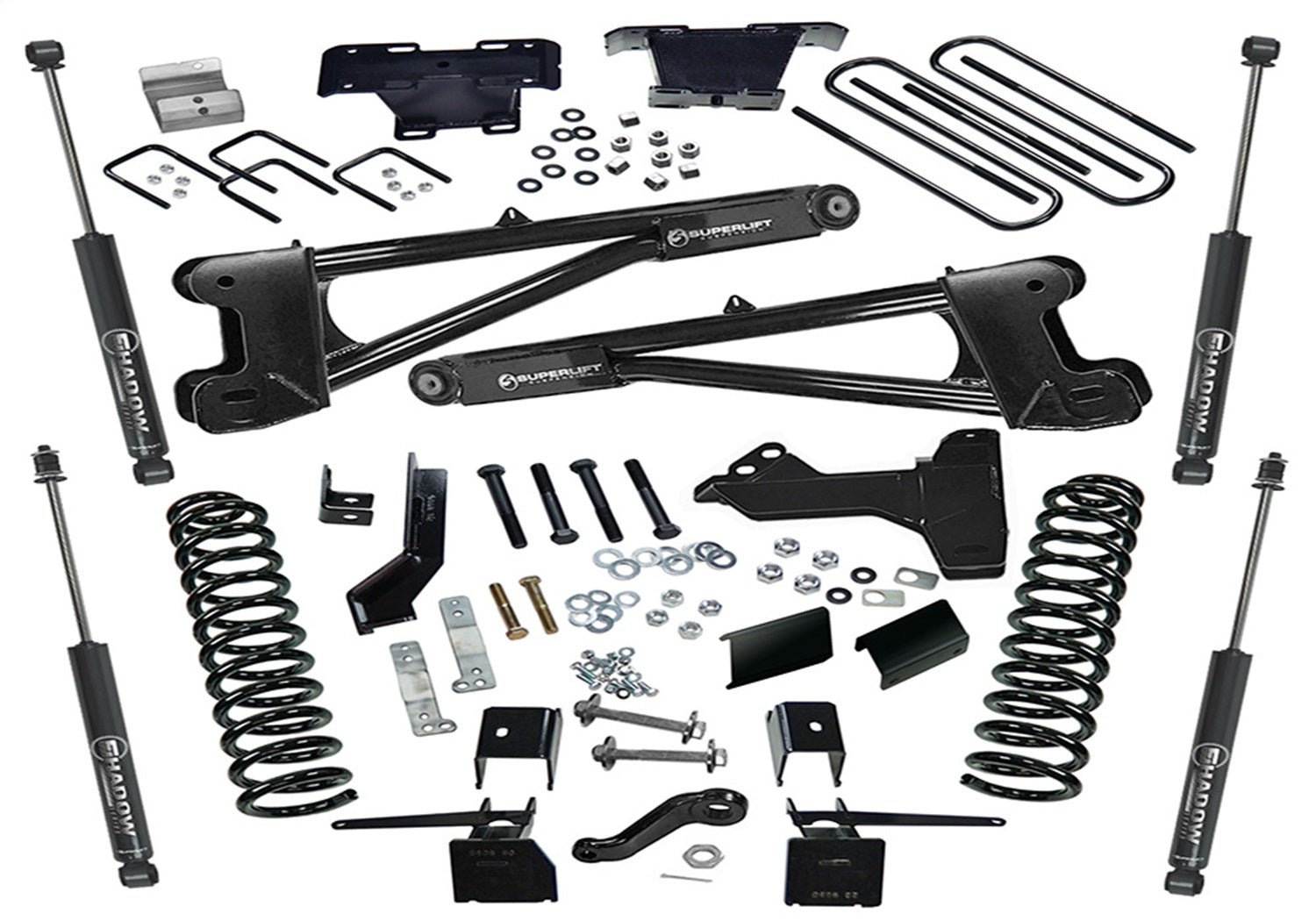 Superlift K169 6in. Radius Arm Lift Kit-17-22 F-250/F-350 4WD-Diesel-w/SL Shocks Superlift K169