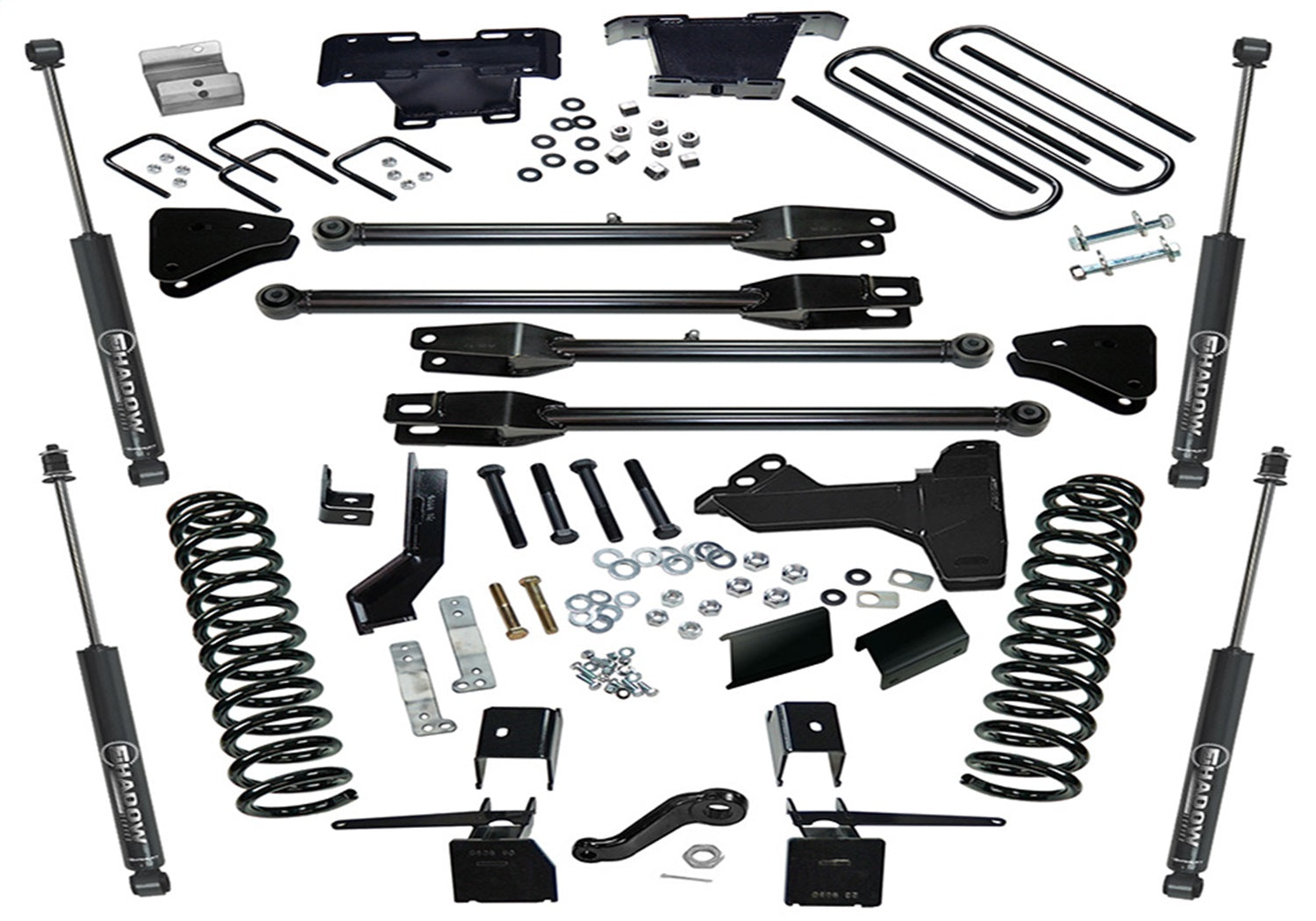Superlift K171 6in. 4-Link Kit-17-22 F-250/F-350 4WD-Diesel-w/SL Shocks Superlift K171