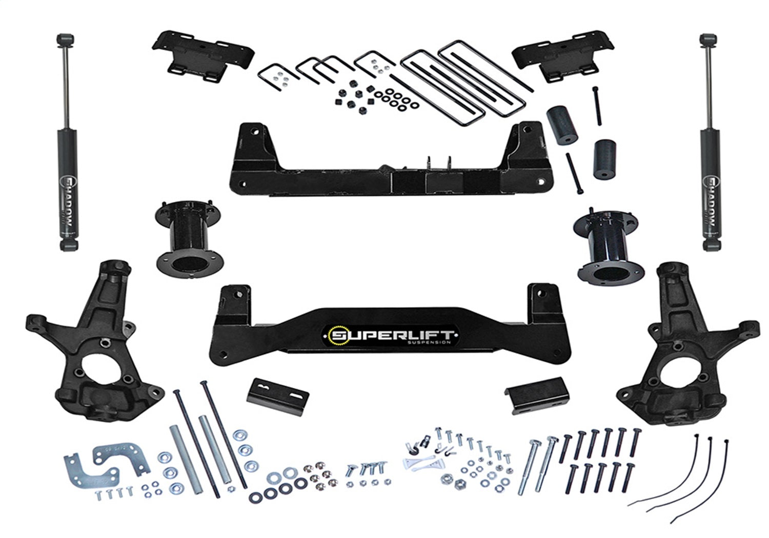 Superlift K180 6.5in. Lift Kit-07-16 Silv/Sierra 1500 2WD w Cast Steel Ctrl Arms w SL Rr Shocks Superlift K180