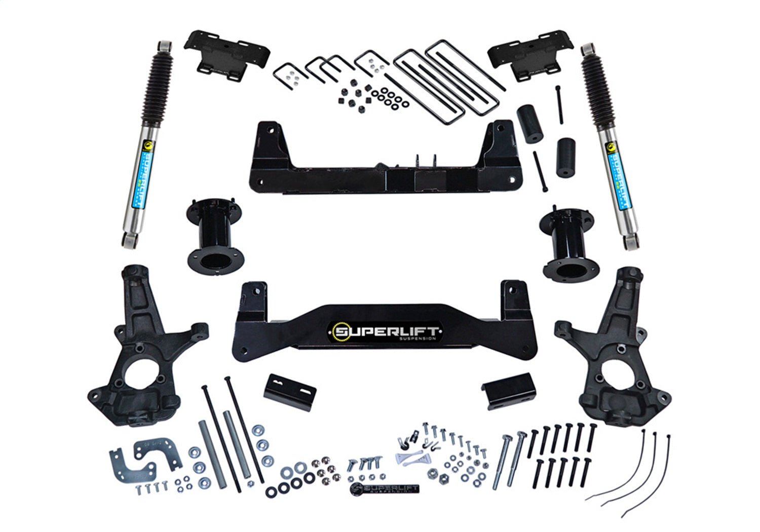 Superlift K181B 6.5in. Lift Kit-14-18 (19 Old Body) GM1500 2WD w OE Al or SS Ctrl Arms w Bil RrS Superlift K181B