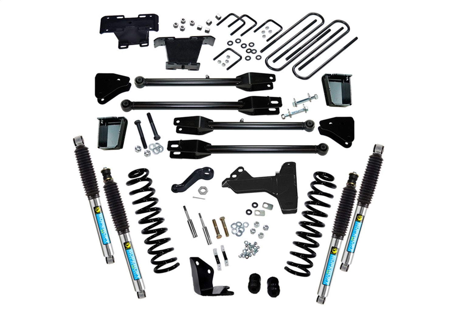 Superlift K231B 6in. Lift Kit-05-07 F250/F350 4WD Diesel w 4-Link Conversion/Bilstein Shocks Superlift K231B