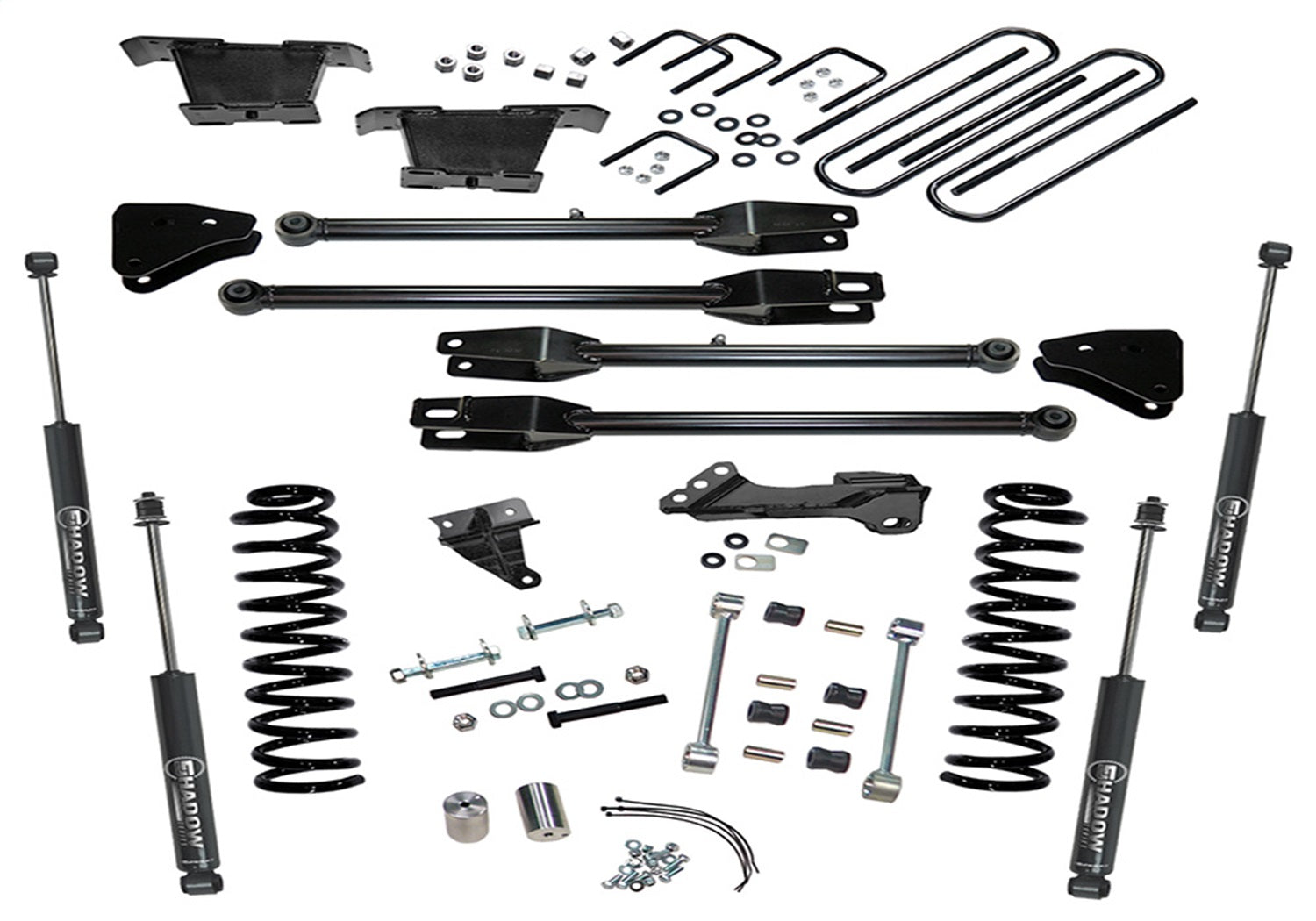 Superlift K233 4in. Lift Kit-08-10 F-250/F-350 4WD-Diesel-w/4-Link Conversion/SL Shocks Superlift K233