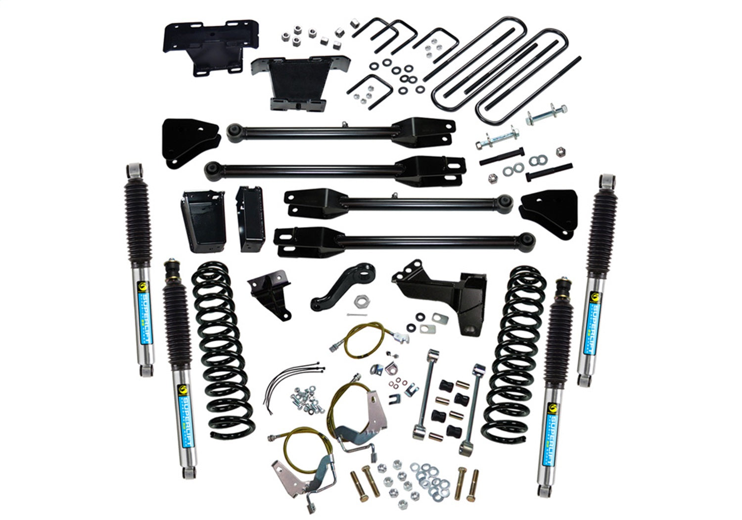 Superlift K234B 6in. Lift Kit-08-10 F250/F350 4WD-Dsl w/4-Link Conversion/Bil Shocks Superlift K234B