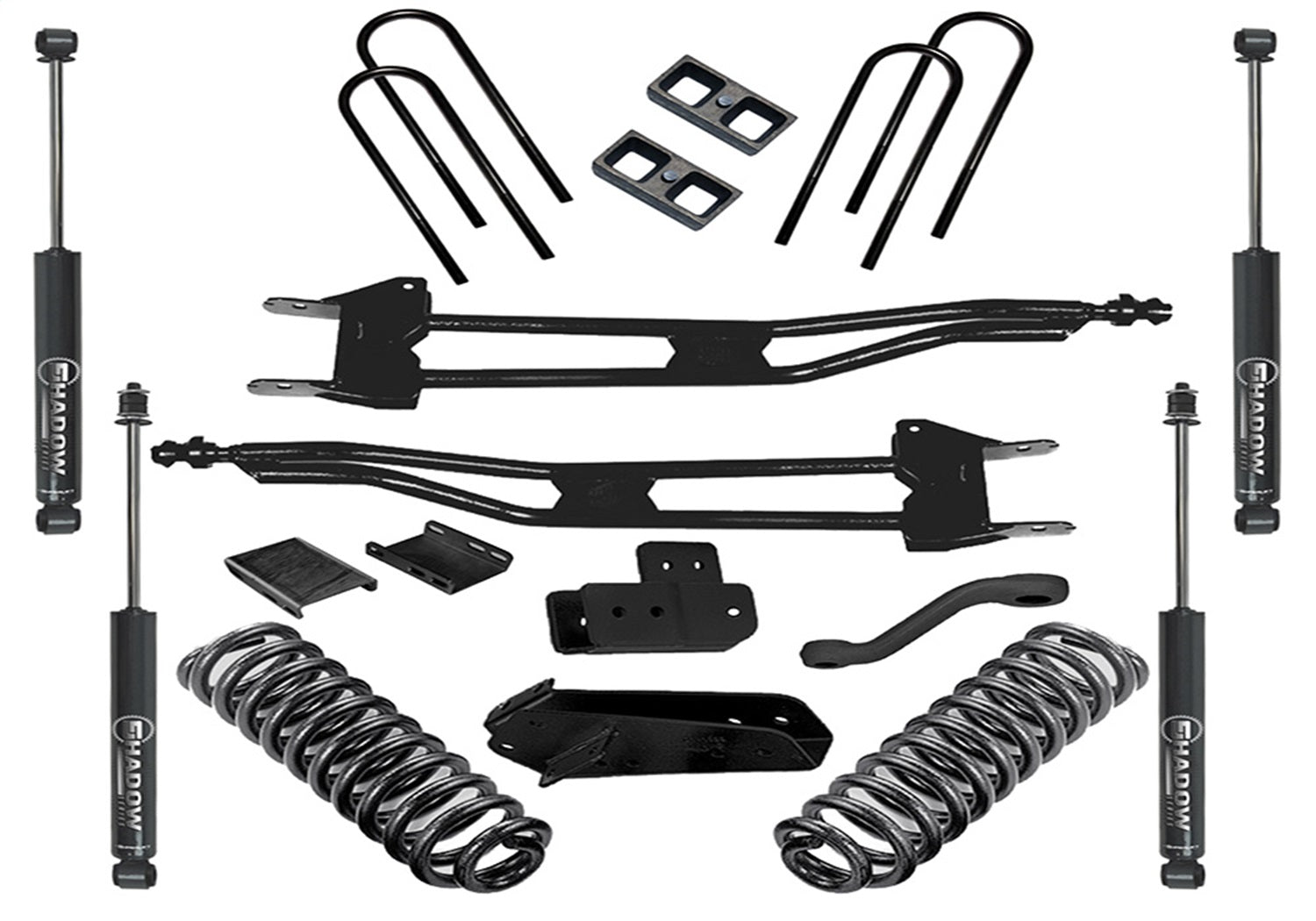 Superlift K388 6in. Superunner Radius Arm Lift Kit-80-96 Bronco 4WD-w/SL Shocks Superlift K388