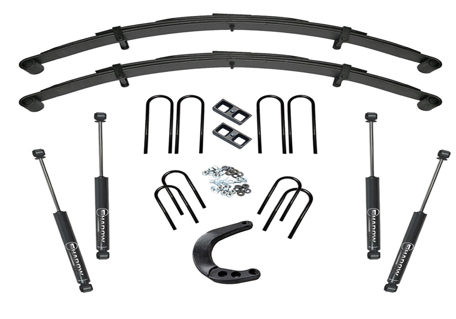 Superlift K420 6in. Lift Kit-73-87 K10/K15/73-91 Blazer/Jimmy/Sub 4WD-Rr Blck Kit wSL Shks Superlift K420