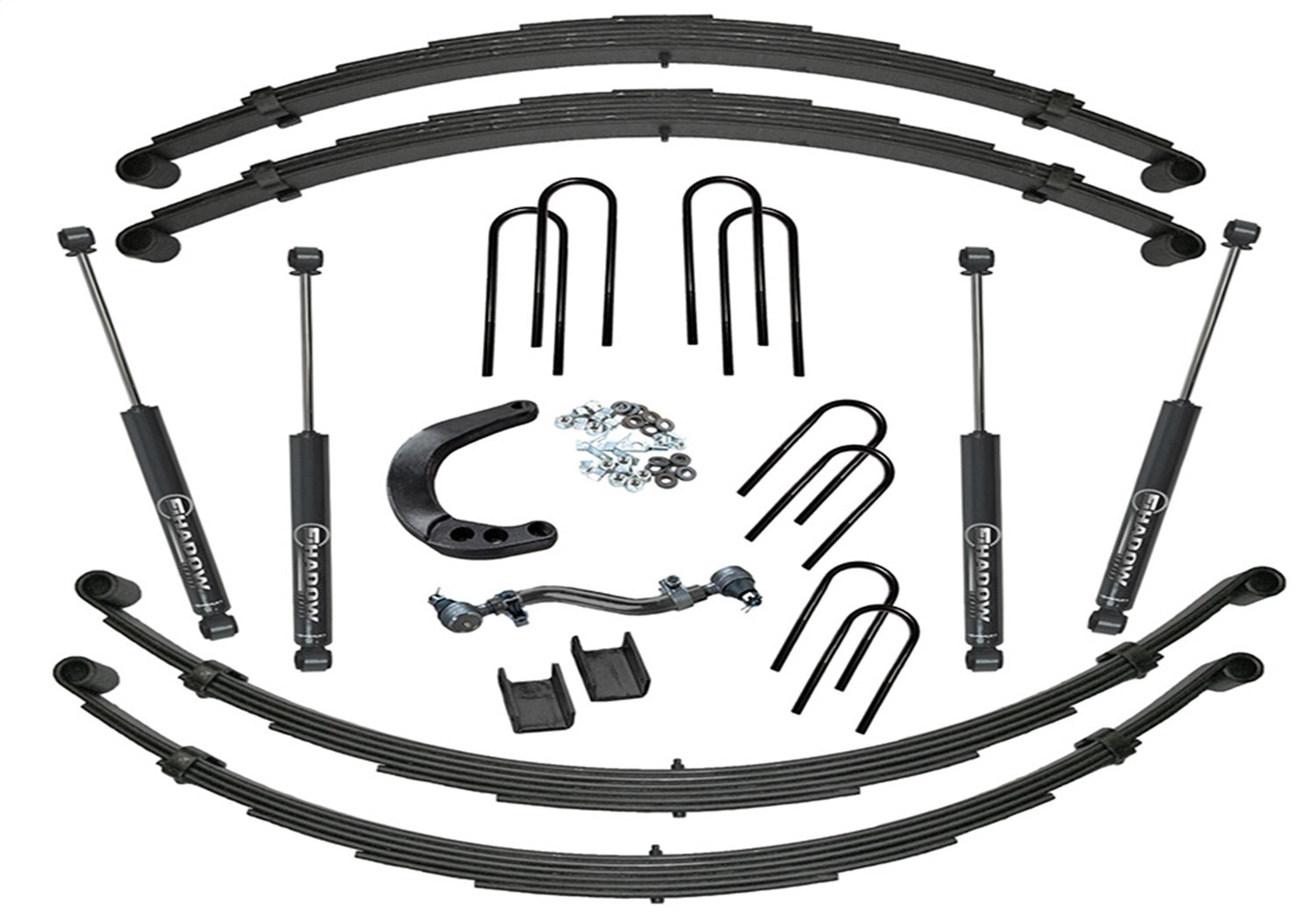 Superlift K424 8in.LiftKit(w/52in.RrSprngs)-73-87K10/K15/73-91Blzr/Jmy/Sbrbn4WD-RrSprngKit wSLS Superlift K424