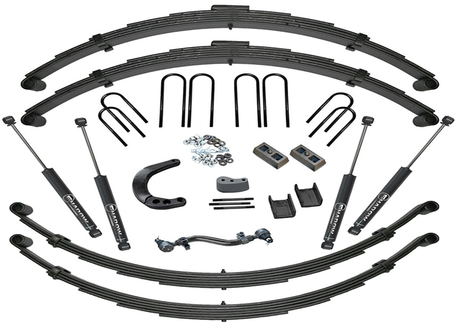 Superlift K430 12in. Lift Kit-73-87 K10/K15/73-91 Suburban 4WD-Rr Sprng Kit wSL Shks Superlift K430