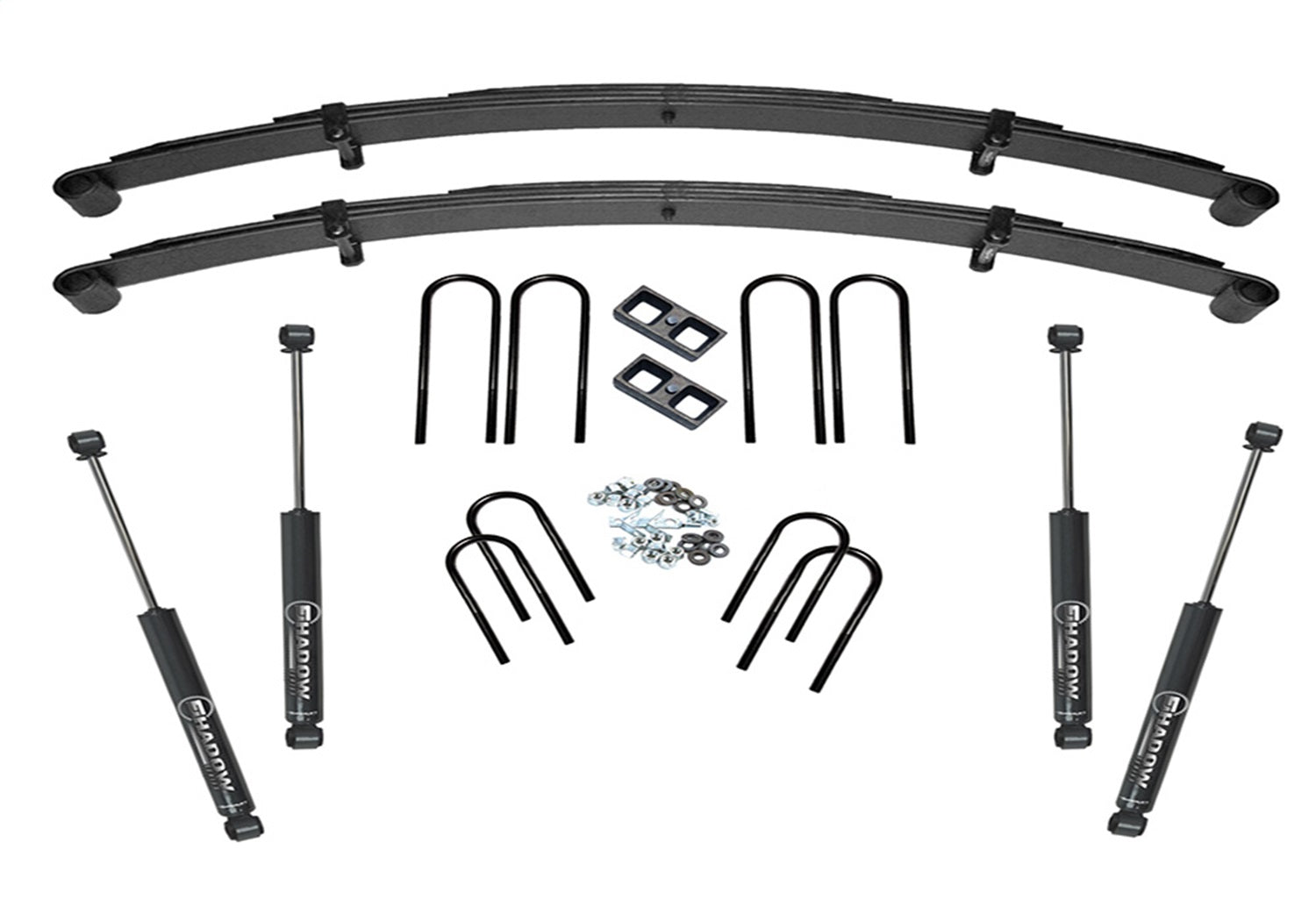 Superlift K436 4in. Lift Kit-73-88 GM 3/4 Ton PU 4WD-Rr Block Kit w/SL Shocks Superlift K436