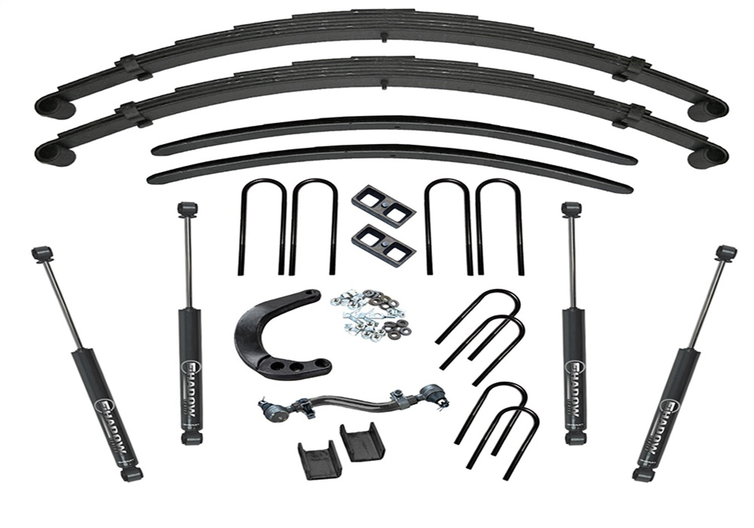 Superlift K444 8in. Lift Kit-73-91 GM 3/4 Ton 4WD-Rr Block Kit w/SL Shocks Superlift K444