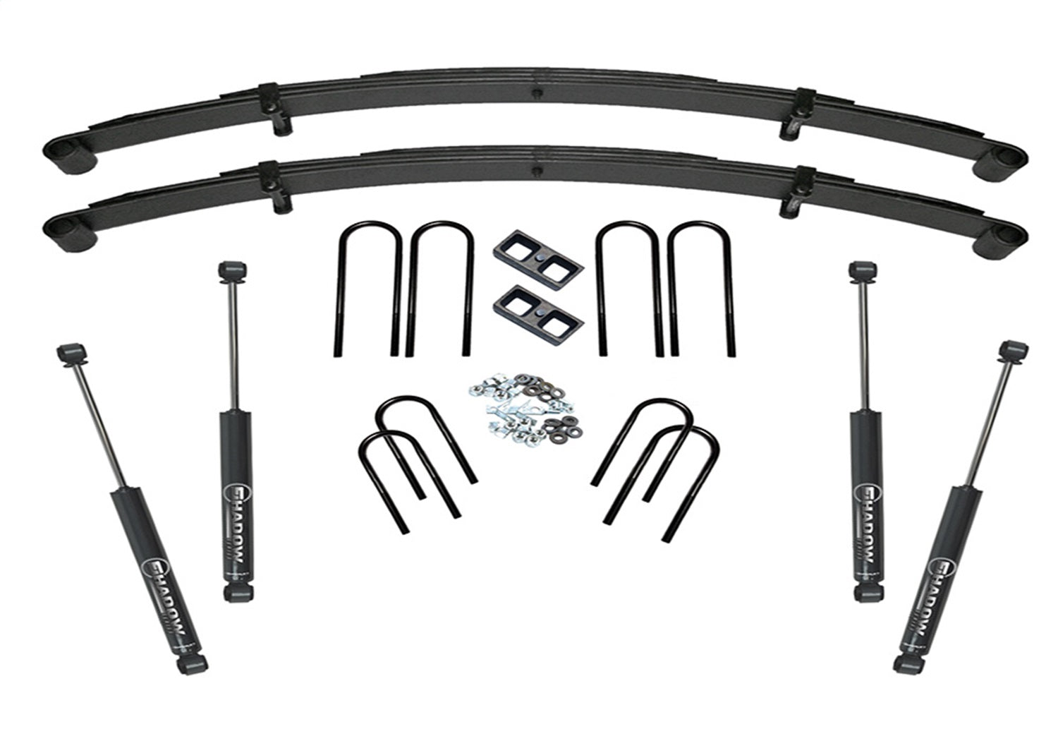 Superlift K448 4in. Lift Kit-73-91 GM 3/4 Ton Suburban 4WD-Rr Block Kit w/SL Shocks Superlift K448
