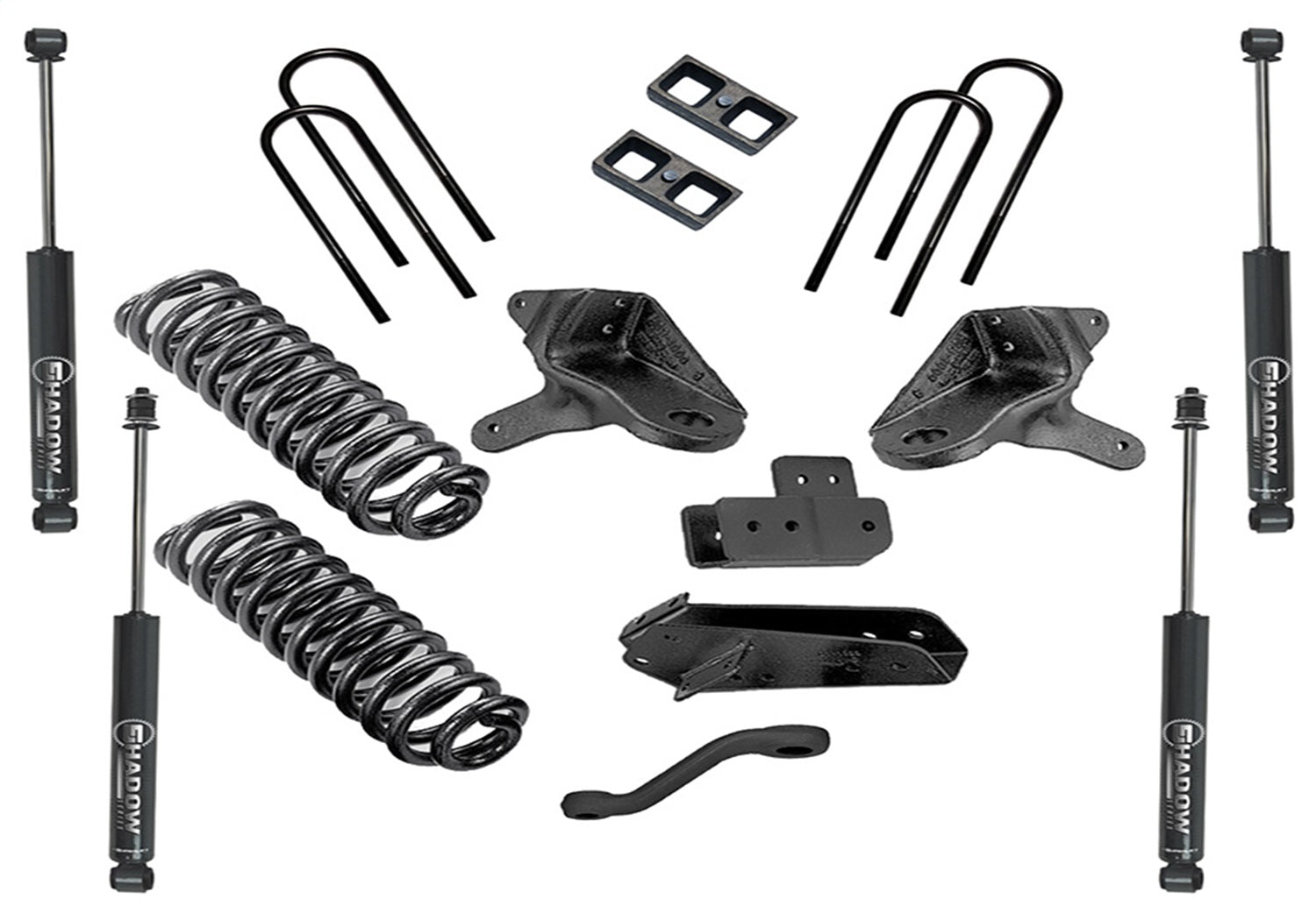Superlift K554 4 inch Lift Kit-1980-1996 Ford F-150 4WD-with Superlift Shocks Superlift K554