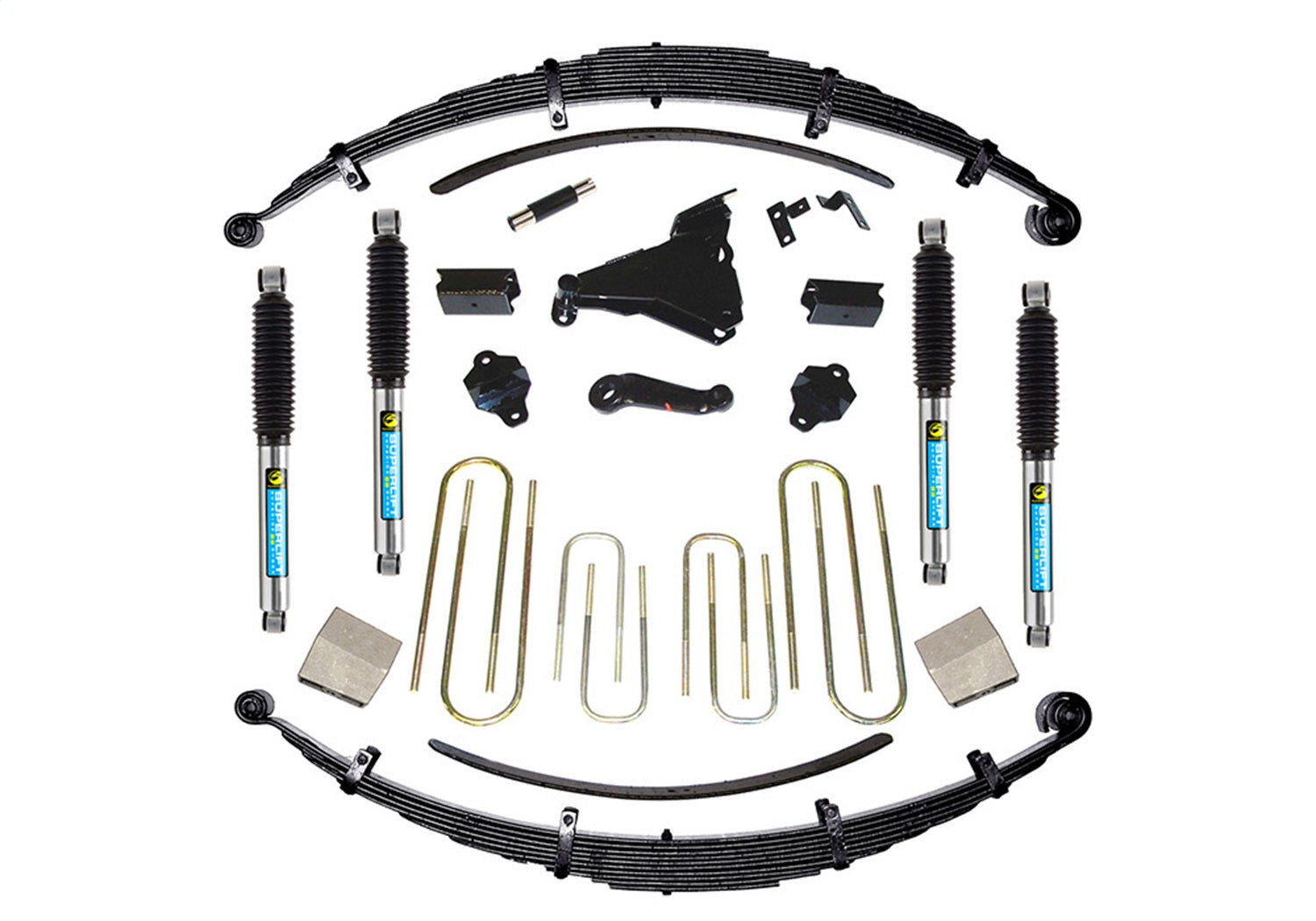 Superlift K644B 8in. Lift Kit-00-04 F-250/F-350 4WD-Diesel/V10-w/Bilstein Shocks Superlift K644B