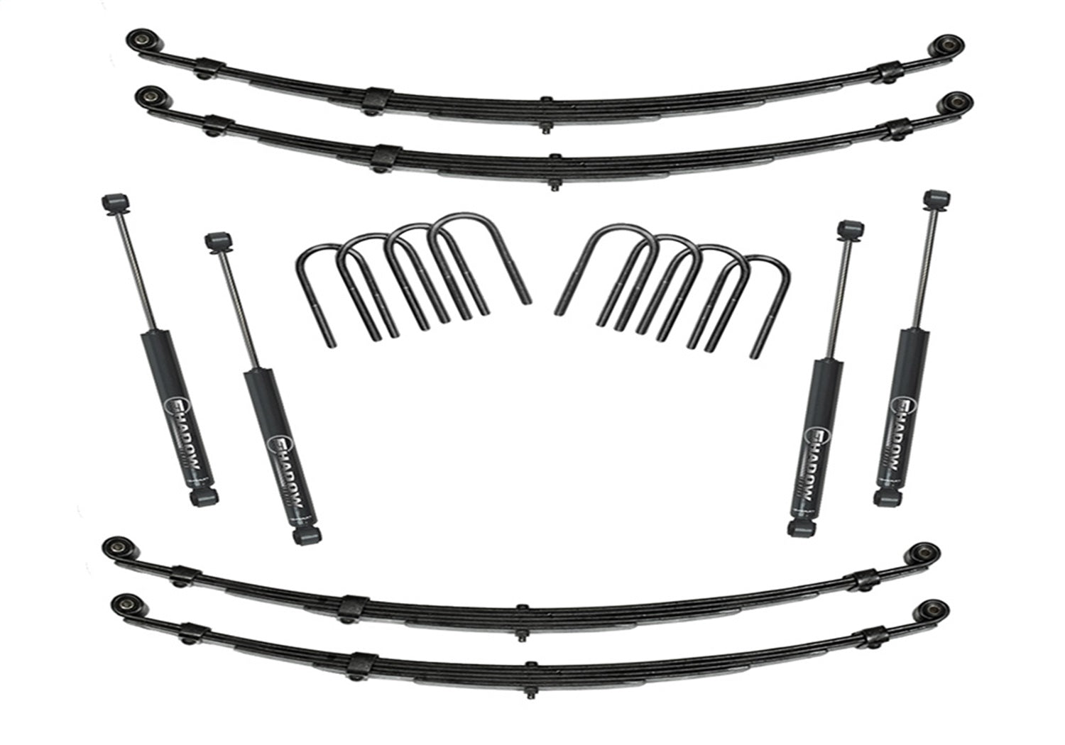 Superlift K715 4in. Jeep Suspension Lift Kit-1976-1981 CJ5/CJ7/CJ8-with Superlift Shocks Superlift K715