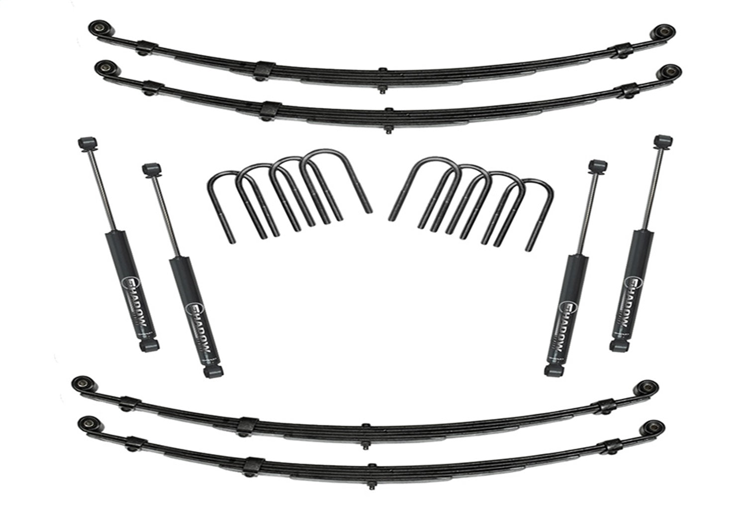 Superlift K717 2.5 inch Lift Kit-1982-1986 Jeep CJ Series-with Superlift Shocks Superlift K717