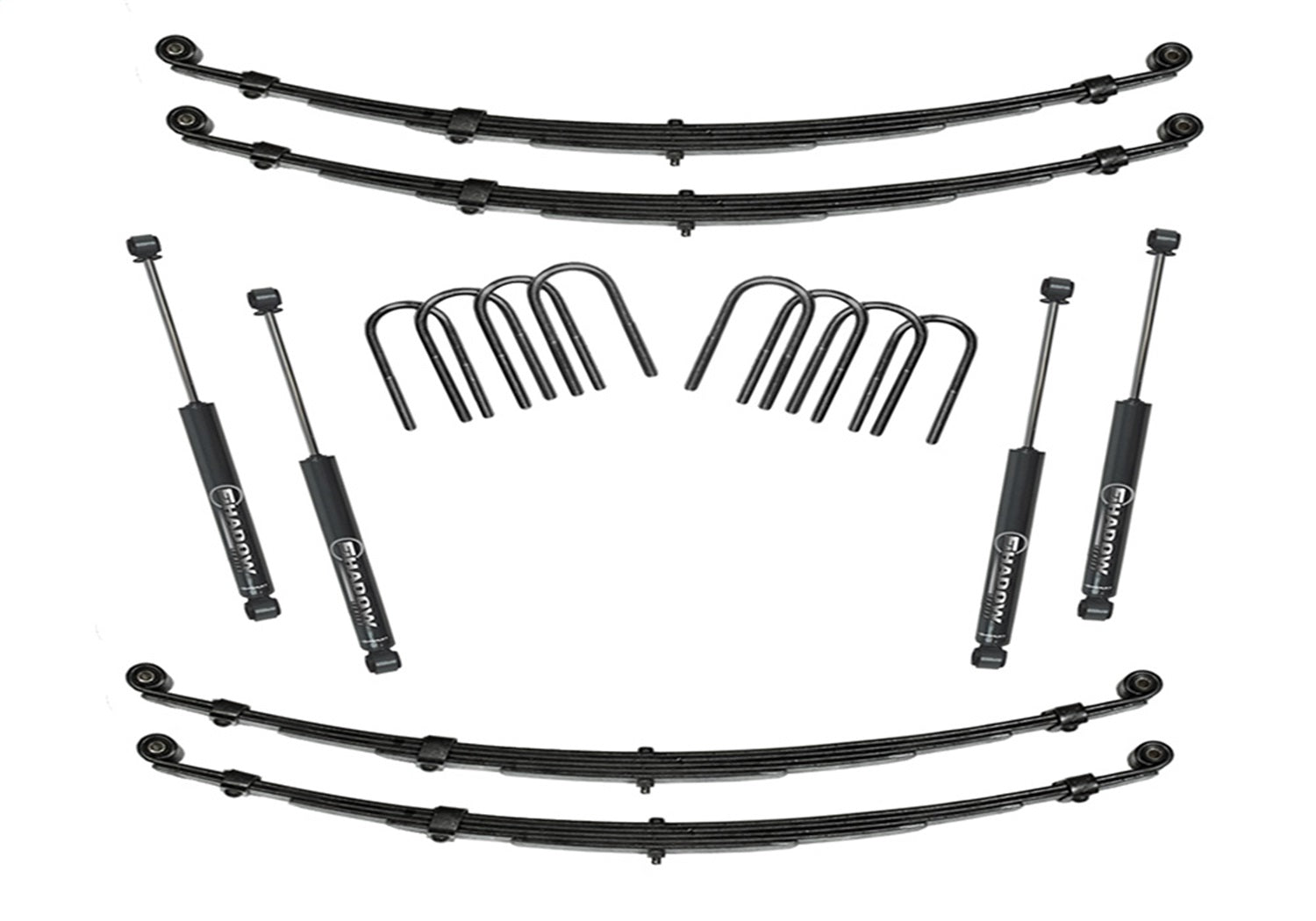 Superlift K718 4 inch Lift Kit-1982-1986 Jeep CJ Series-with Superlift Shocks Superlift K718