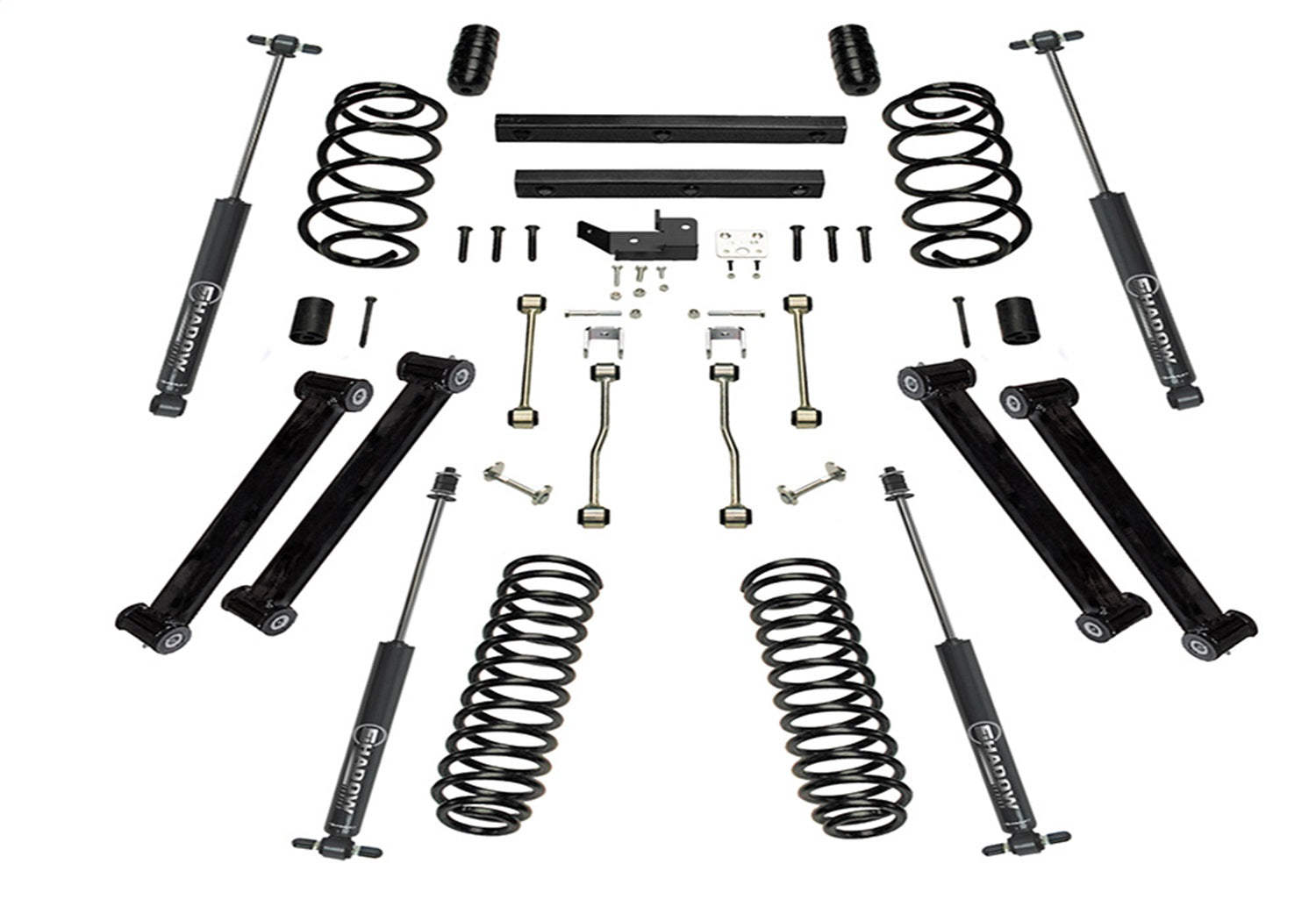 Superlift K842 4 inch Lift Kit-1997-2002 Jeep Wrangler TJ-with Superlift Shocks Superlift K842