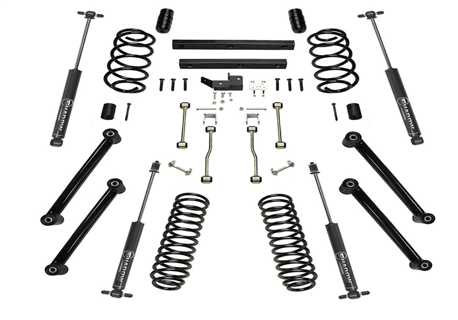 Superlift K843 4 inch Lift Kit-2003-2006 Jeep Wrangler TJ-with Superlift Shocks Superlift K843