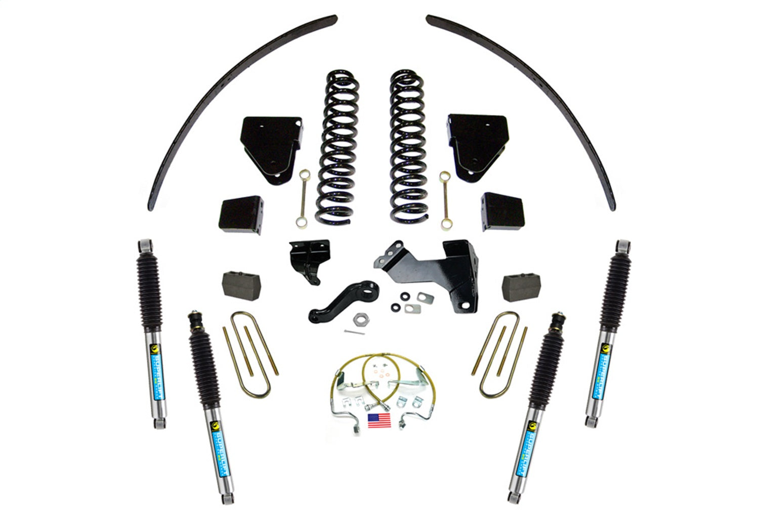 Superlift K856B 6in. Lift Kit-08-10 F-250/F-350 4WD-Diesel-w/Bilstein Shocks Superlift K856B