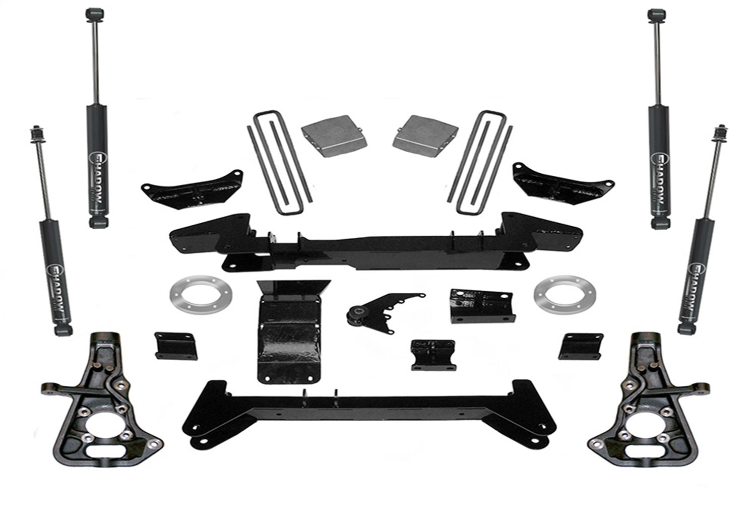 Superlift K861 6in. Lift Kit-99-10 Silv/Sierra 2500LD/01-06 1500HD-Knuckle Kit w/SL Shocks Superlift K861