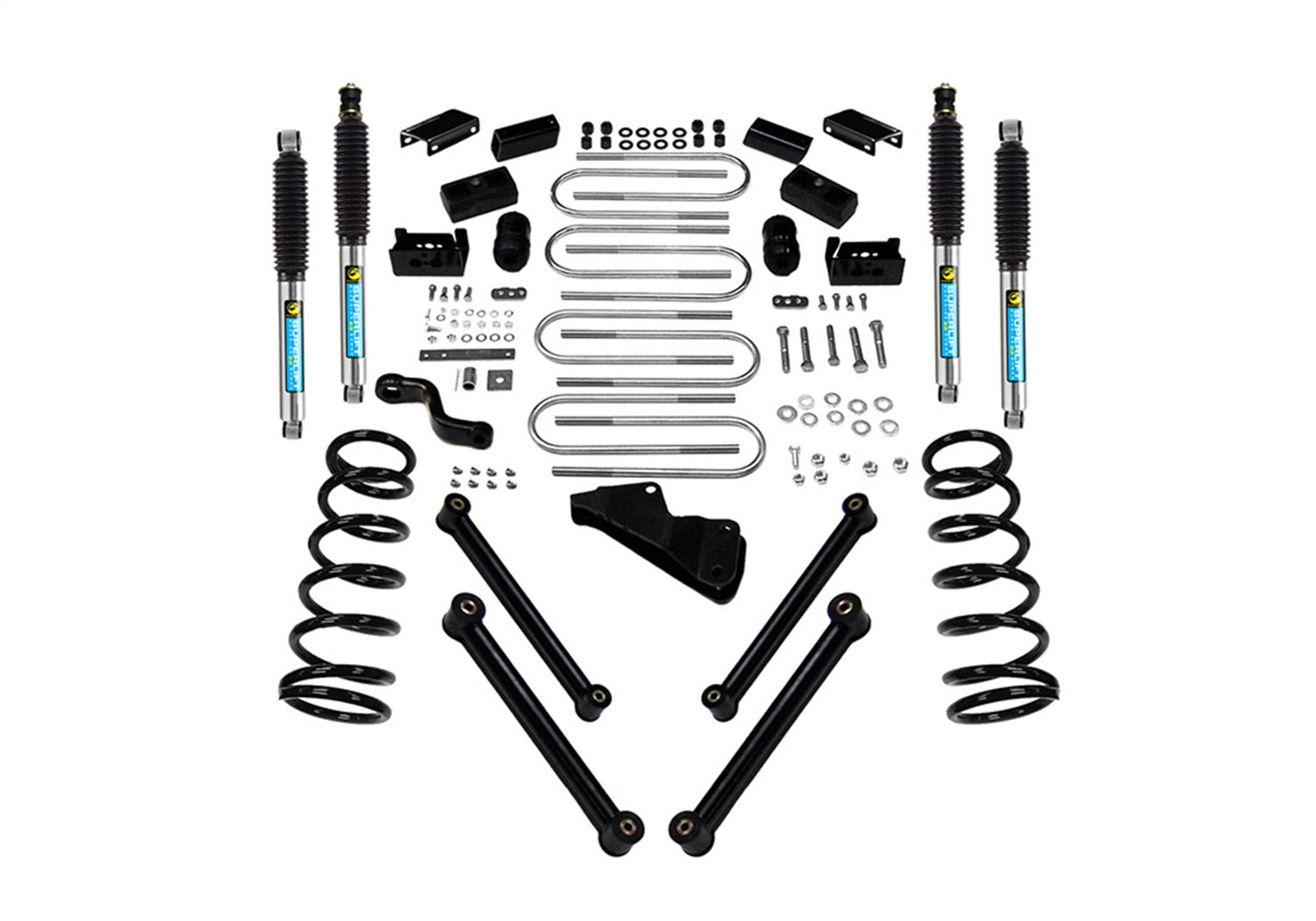 Superlift K865B 6in. Lift Kit-07-08 Ram 2500/3500 4WD-6.7L Cummins Diesel-w/Bilstein Shocks Superlift K865B