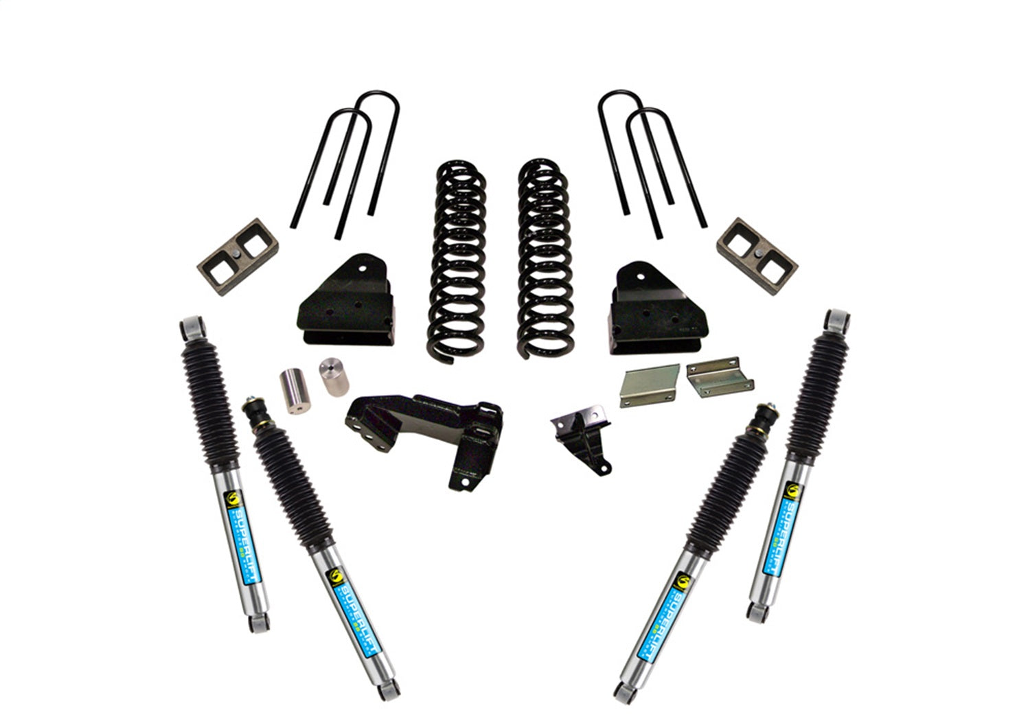 Superlift K876B 4in. Lift Kit-11-16 F-250/F-350 4WD-Diesel-w/Bilstein Shocks Superlift K876B
