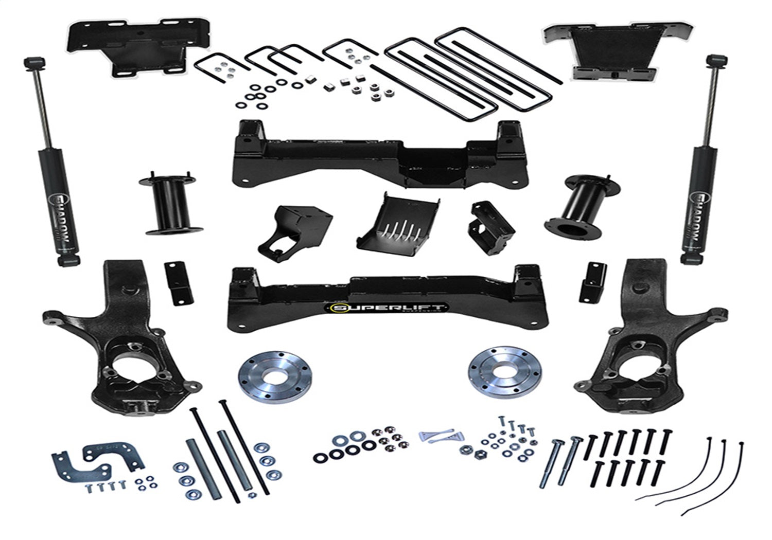 Superlift K898 8in. Lift Kit-07-16 Silv/Sierra 1500 4WD w Cast Steel Ctrl Arms w SL Rear Shocks Superlift K898