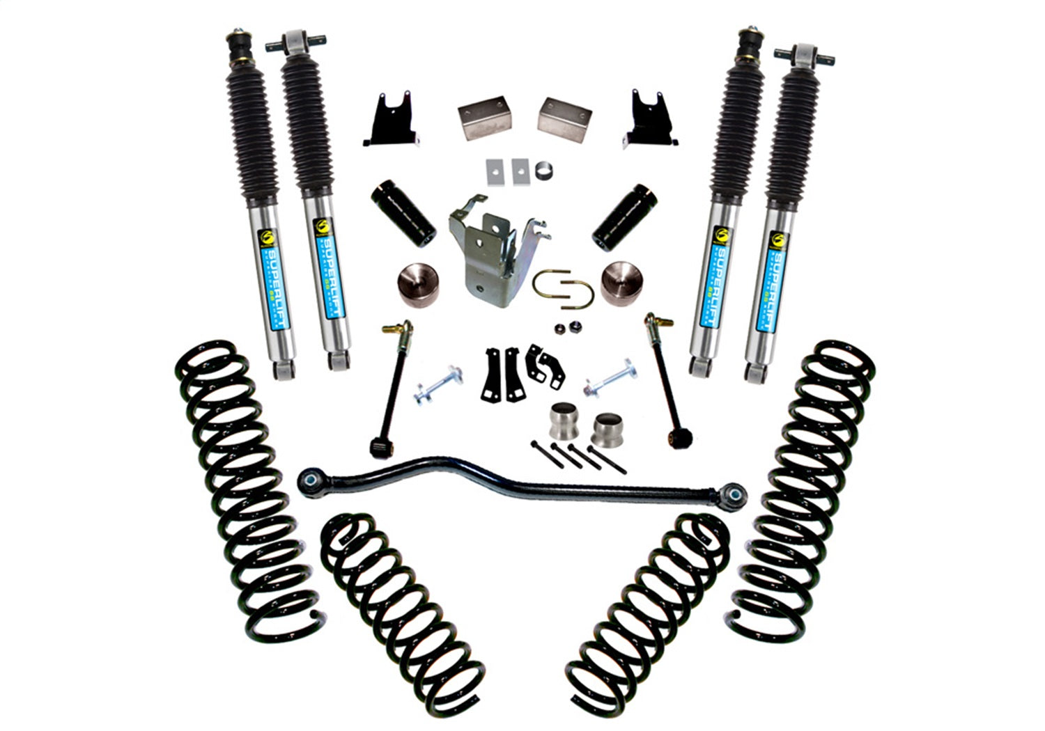 Superlift K927B 4 inch Lift Kit-2007-2018 Jeep Wrangler JK 2 Door-with Bilstein Shocks Superlift K927B
