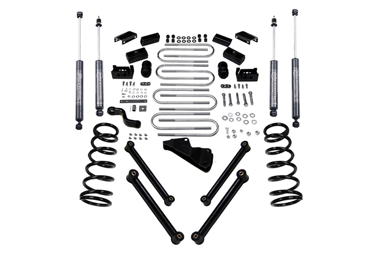 Superlift K965B 4in. Lift Kit-10-13 Ram 2500/10-12 3500 4WD-Diesel-w/Bilstein Shocks Superlift K965B