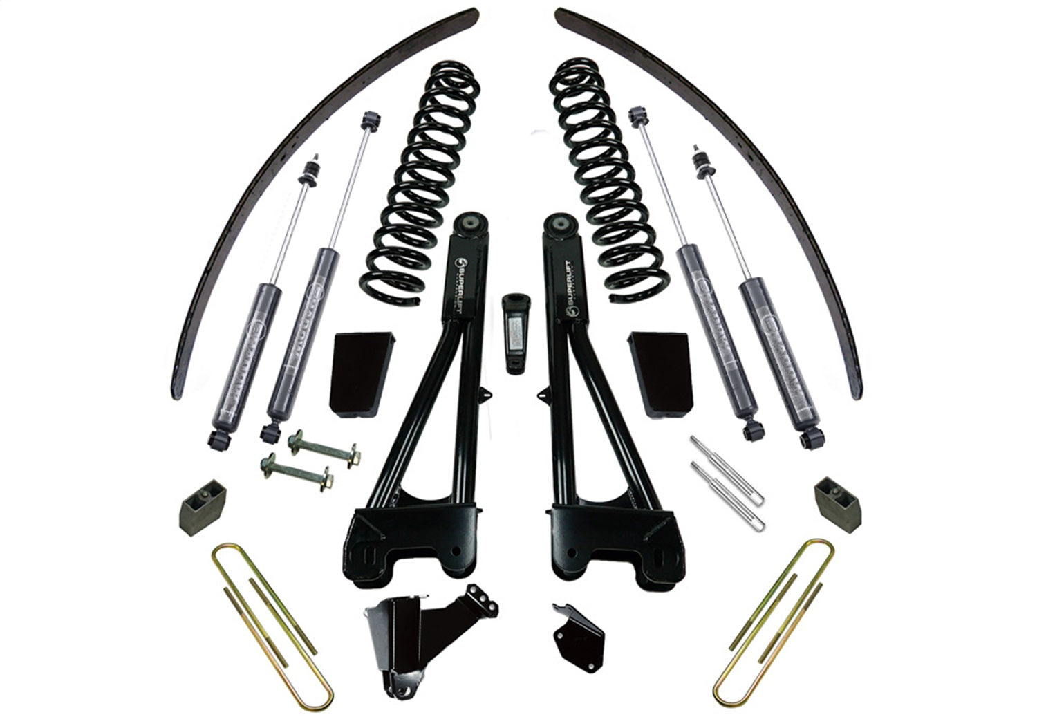 Superlift K979B 8in. Lift Kit-05-07 F250/F350 4WD-Dsl w/Replacement Radius Arms w/Bil Shocks Superlift K979B