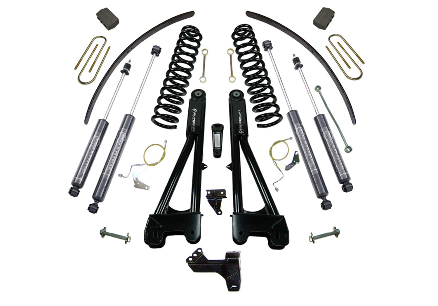 Superlift K983B 6in. Lift Kit-08-10 F250/F350 4WD-Dsl w/Replacement Radius Arms w/Bil Shocks Superlift K983B