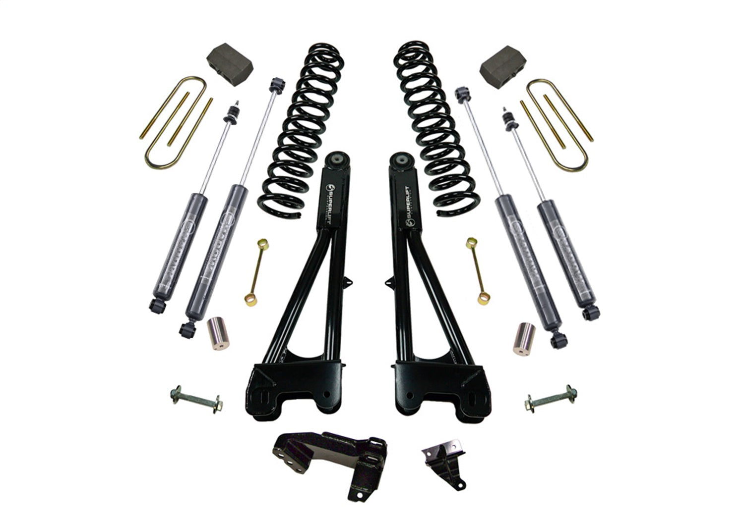 Superlift K987B 4in. Lift Kit-11-16 F250/F350 4WD-Dsl w/Replacement Radius Arms w/Bil Shocks Superlift K987B