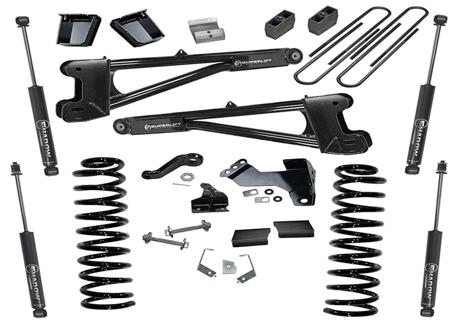 Superlift K989 6in. Lift Kit-11-16 F250/F350 4WD-Dsl w/Replacement Radius Arms w/SL Shocks Superlift K989