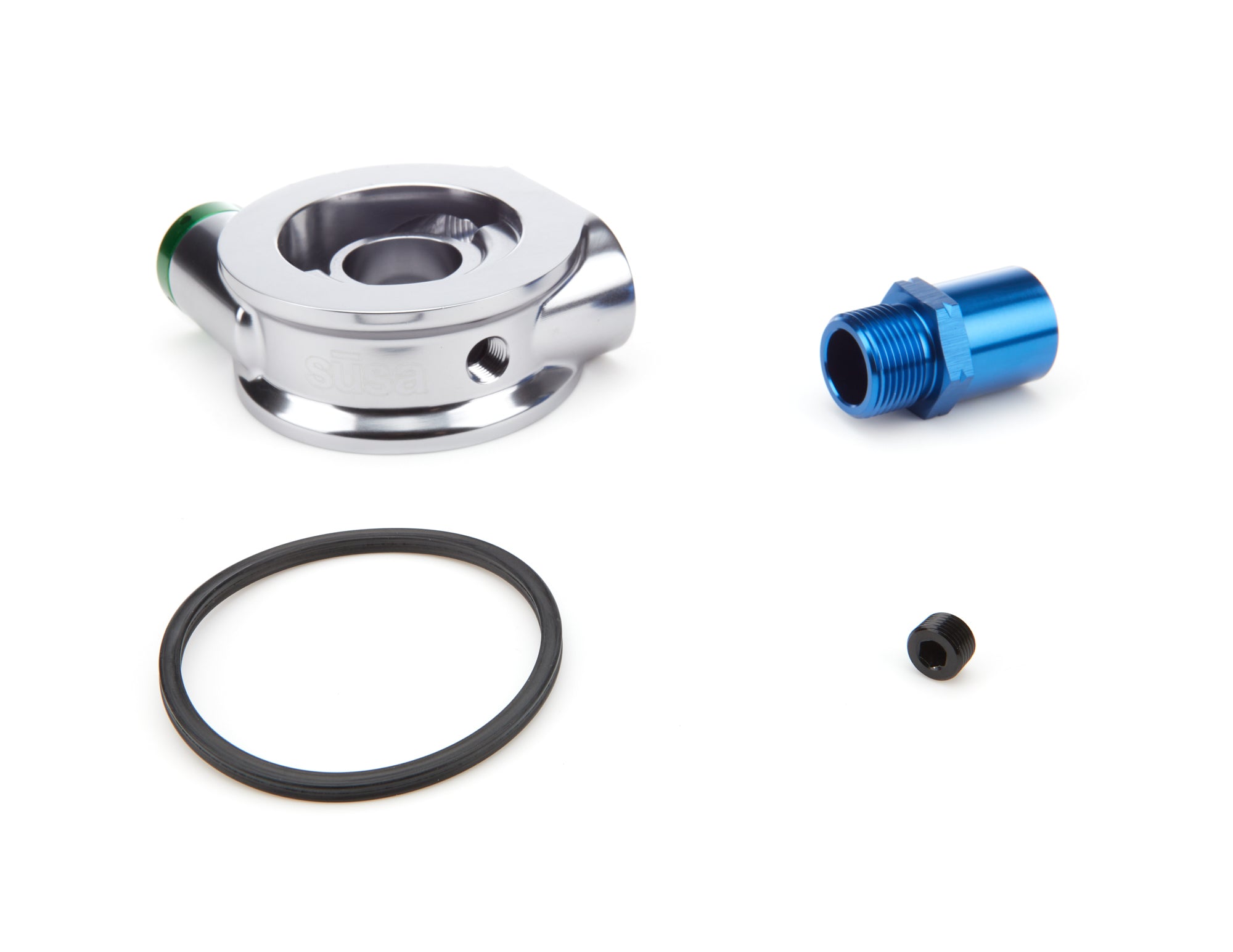 Setrab 19-SPTB76-22-180-22 Billet Alm Sandwich Oil Filter Adapter 22mmx1.5 Setrab 19-SPTB76-22-180-22
