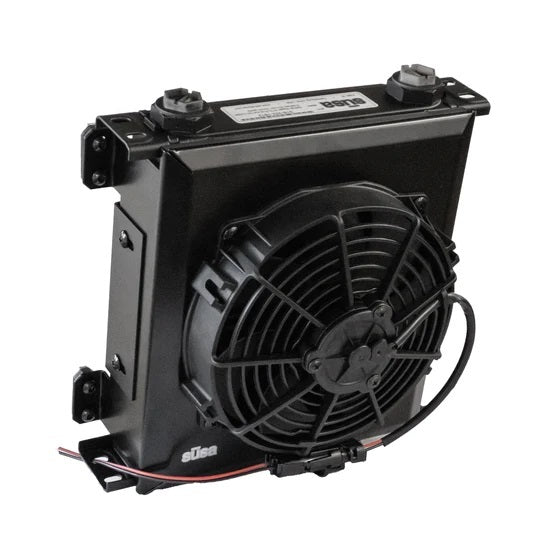 Setrab FP332S-M22I Series-3 Oil Cooler - 32-Row w/12-Volt Fan Setrab FP332S-M22I